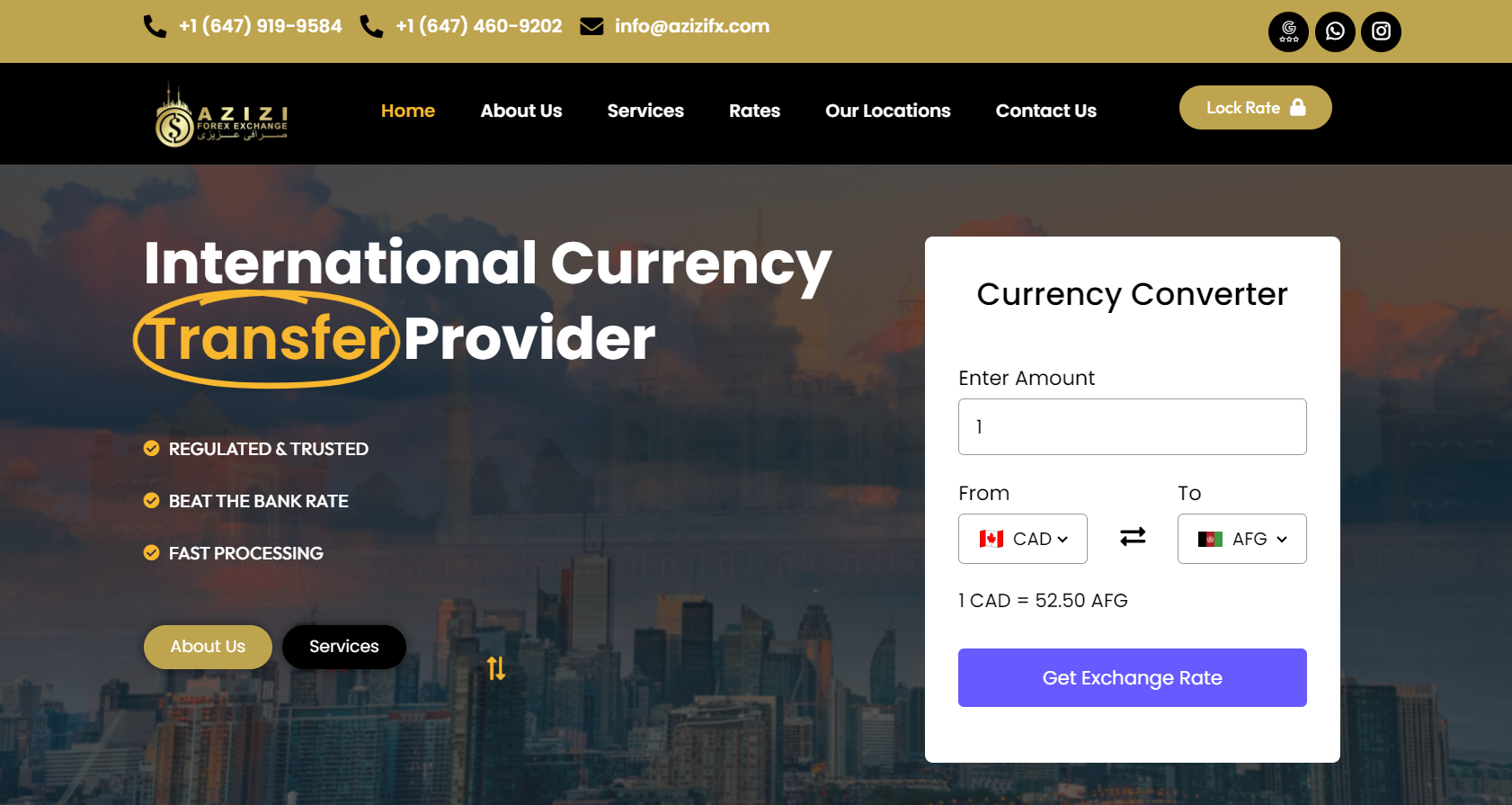 International Currency Transfer Provider