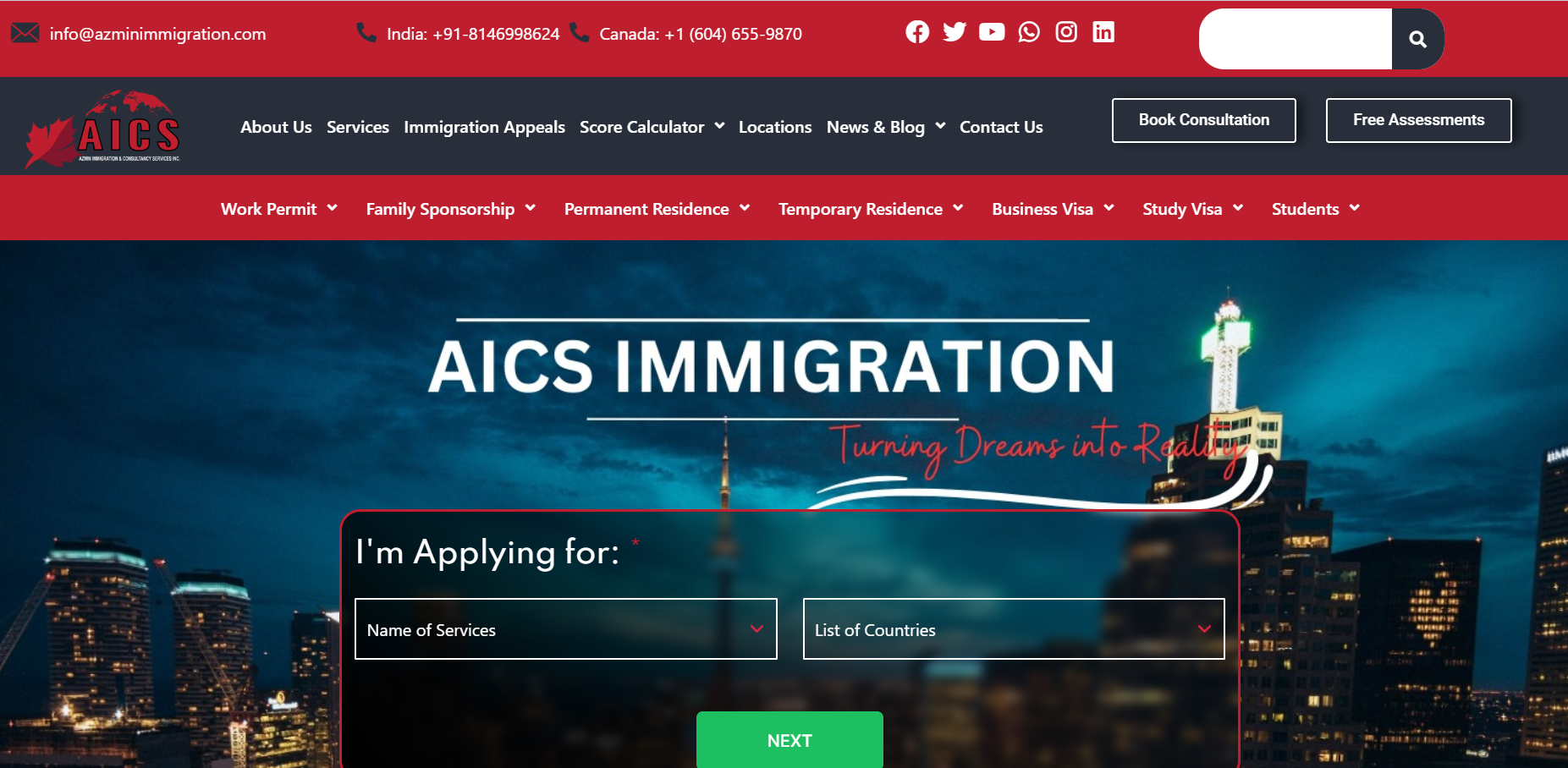 immigration Website